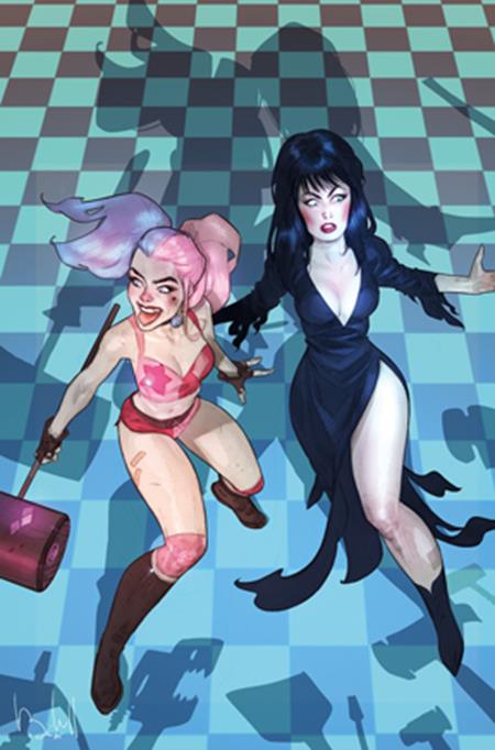 Harley Quinn X Elvira #2 L 1:10 Ben Caldwell Virgin Variant (11/19/2025) Dynamite