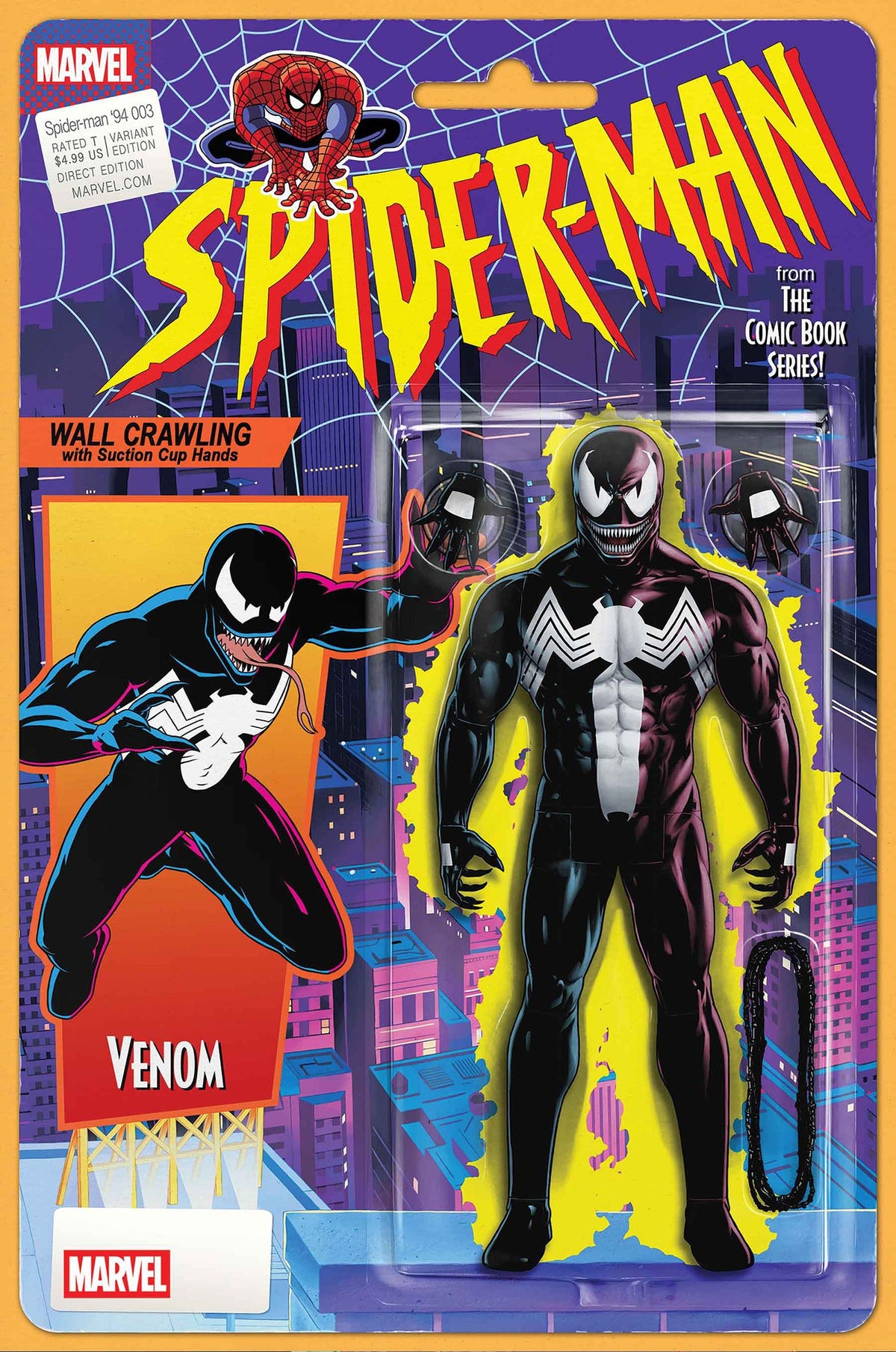 Spider-Man '94 #3 C John Tyler Christopher Action Figure Variant (11/12/2025) Marvel