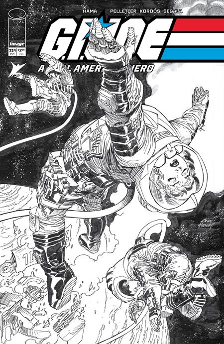 Gi Joe A Real American Hero #324 B Andy Kubert B&W Variant (01/14/2026) Image