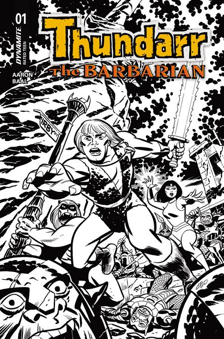 Thundarr The Barbarian #1 N 1:20 Michael Cho Line Art Variant (02/04/2026) Dynamite