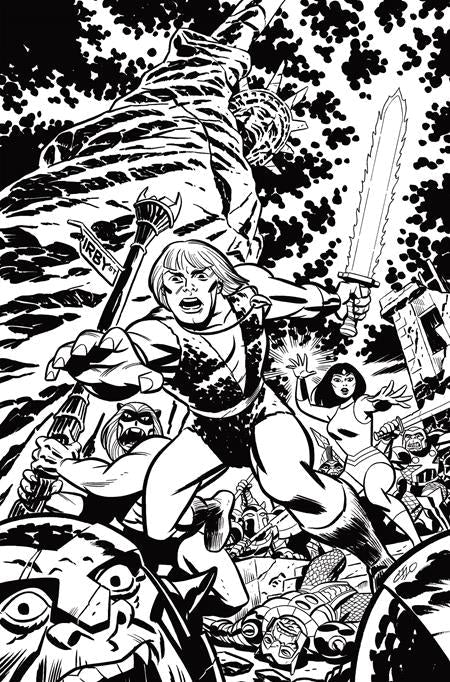 Thundarr The Barbarian #1 P 1:30 Michael Cho Line Art Virgin Variant (02/04/2026) Dynamite