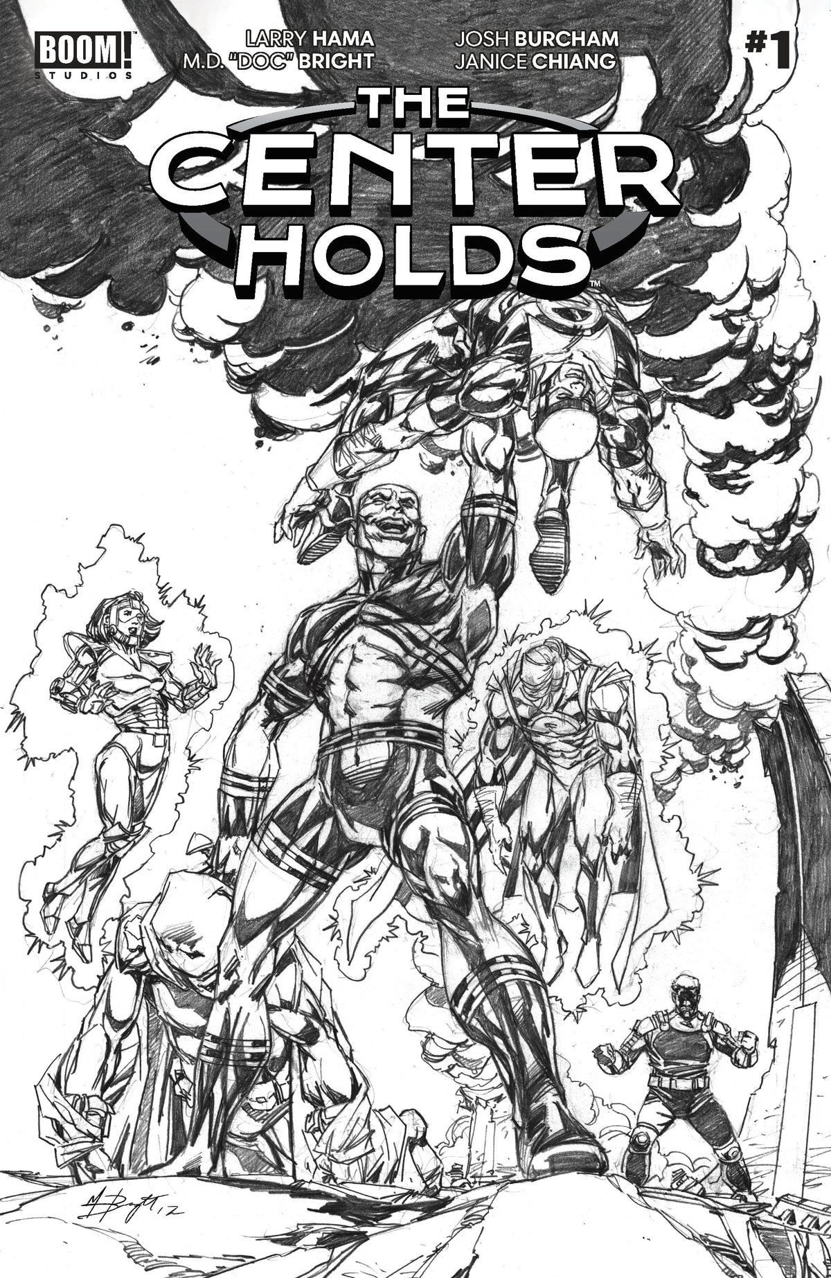 The Center Holds #1 E 1:50 MD Bright SIGNED Larry Hama (02/11/2026) Boom