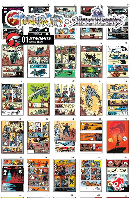 Thundercats X Silverhawks #1 I 1:10 Declan Shalvey Layouts Variant (04/08/2026) Dynamite