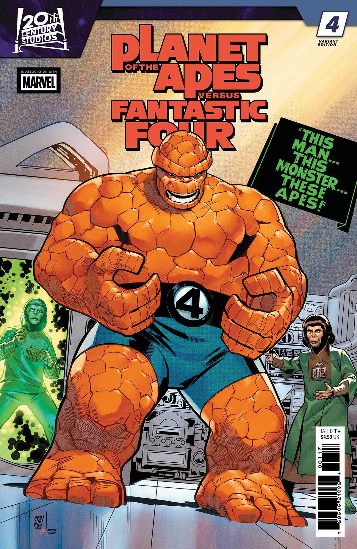 Planet Of The Apes Vs Fantastic Four #4 D Paco Medina Homage Variant (05/27/2026) Marvel
