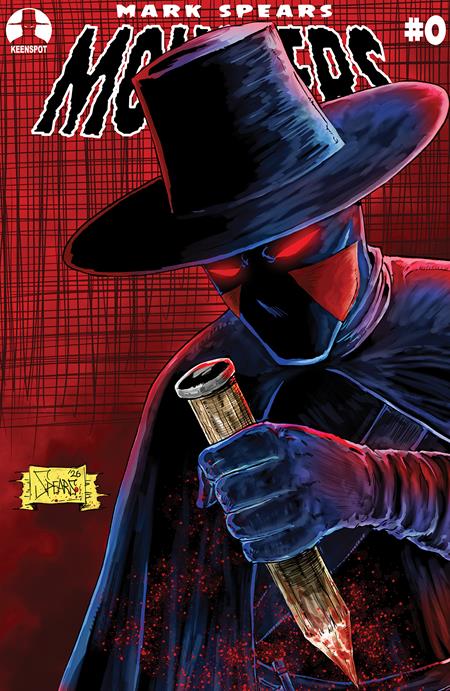 Mark Spears Monsters #0 Deluxe Edition (One Shot) F Mark Spears 1:50 Holofoil Slay It Sketch Variant (06/10/2026) Ex Posse