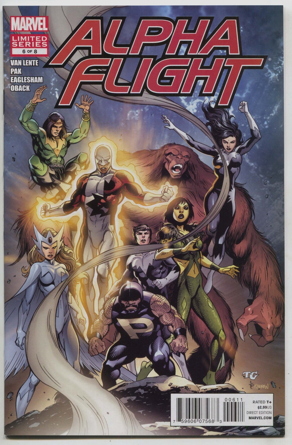 Alpha Flight 6 Marvel 2011 NM TOM GRUMMETT & TERRY PALLOT