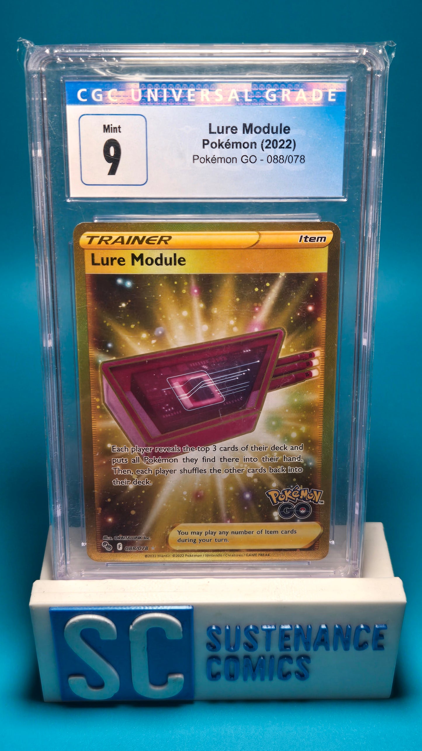 CGC 9 "Lure Module" - Pokemon GO!