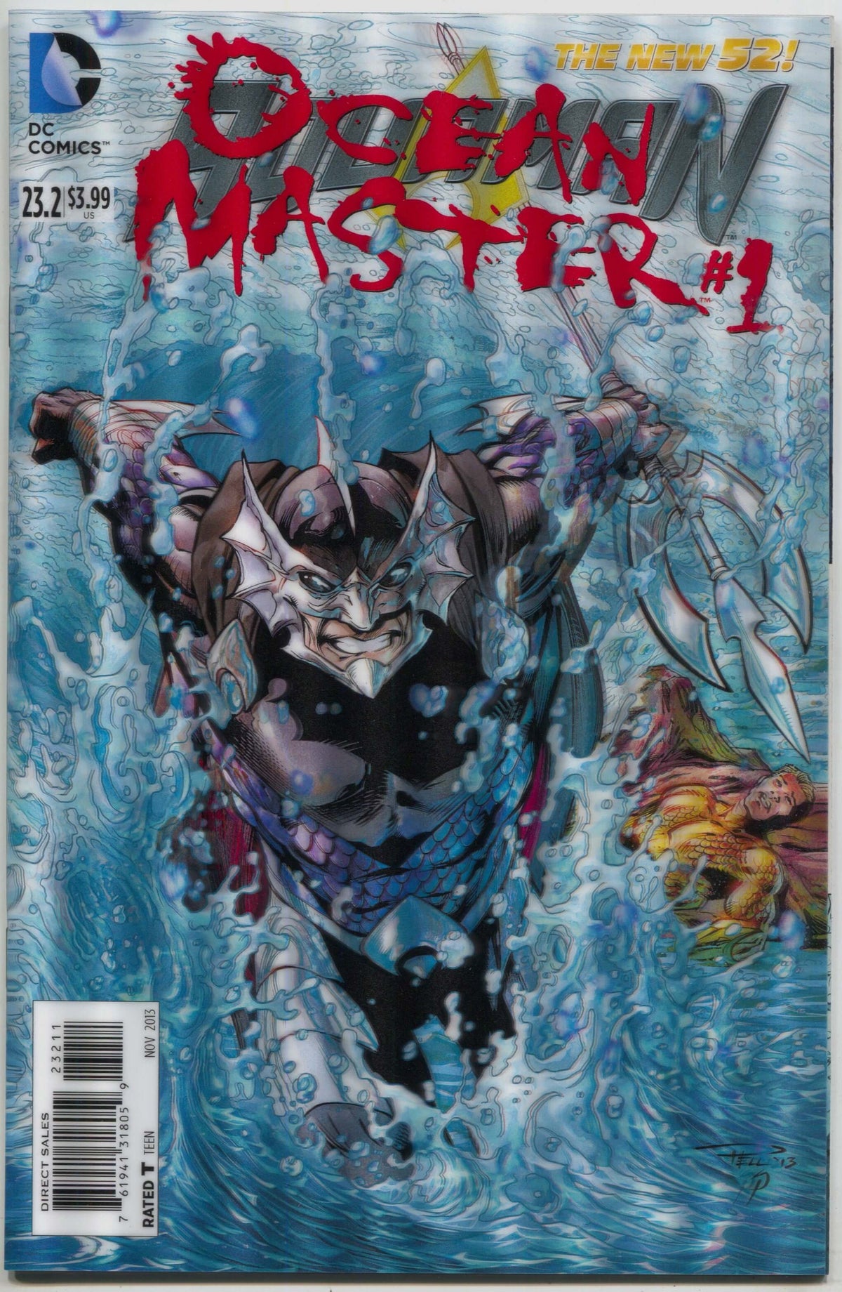 Aquaman 23.2 A 5th Series DC 2011 NM Paul Pelletier Ocean Master