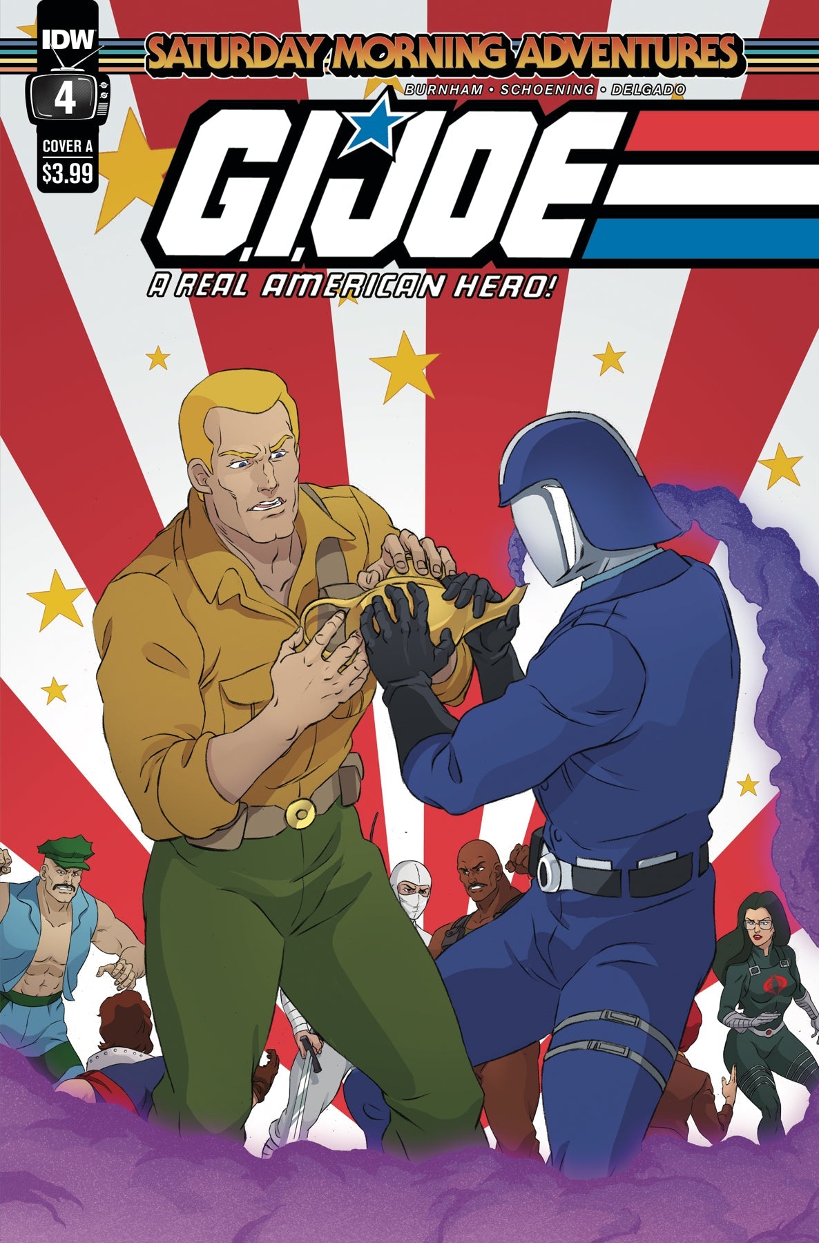 Gi Joe Saturday Morning Adventures #4 (Of 4) A Dan Schoening (06/15/2022) Idw