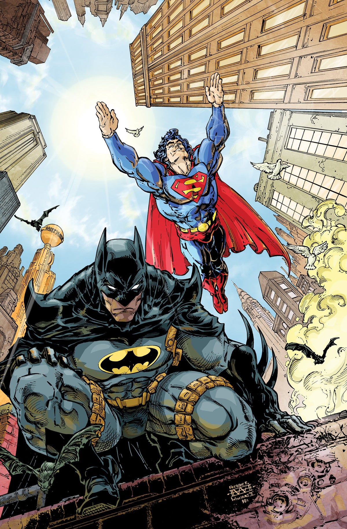 Batman Superman Worlds Finest #4 C 1:25 Freddie E Williams Ii Card Stock Variant (06/21/2022) Dc