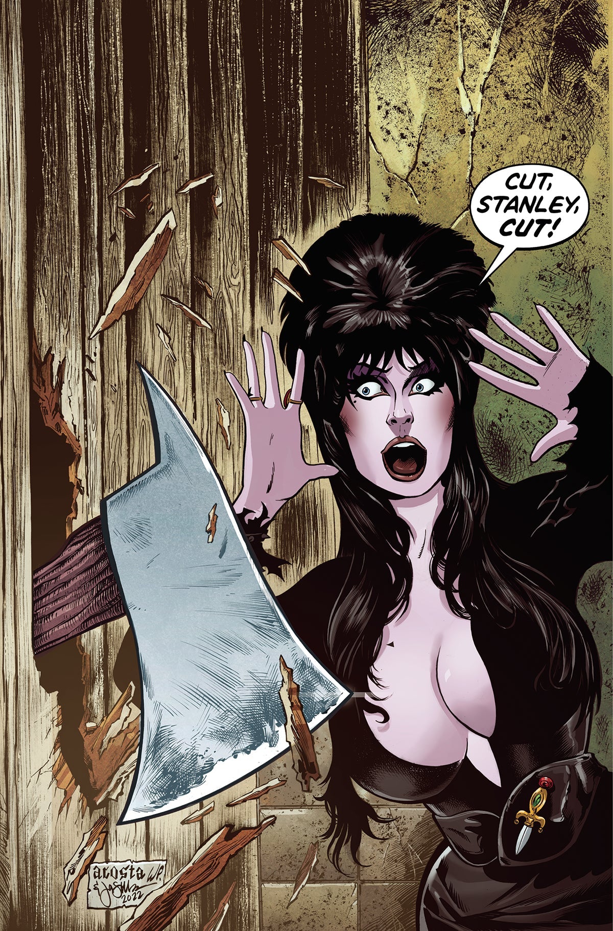 Elvira In Horrorland #2 I 1:30 Dave Acosta Virgin Variant (06/22/2022) Dynamite