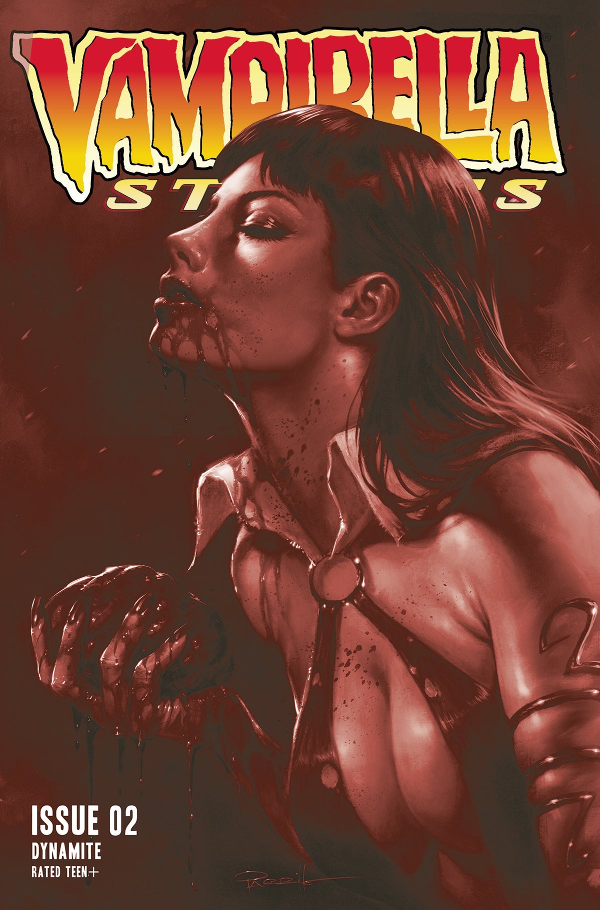 Vampirella Strikes #2 F 1:10 Lucio Parrillo Tint Variant (06/08/2022) Dynamite