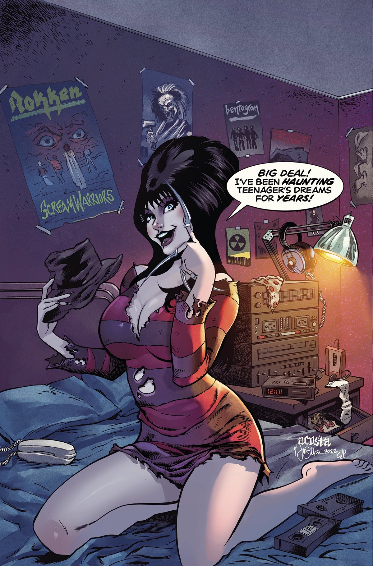 Elvira In Horrorland #4 I 1:30 Dave Acosta Virgin Variant (09/21/2022) Dynamite