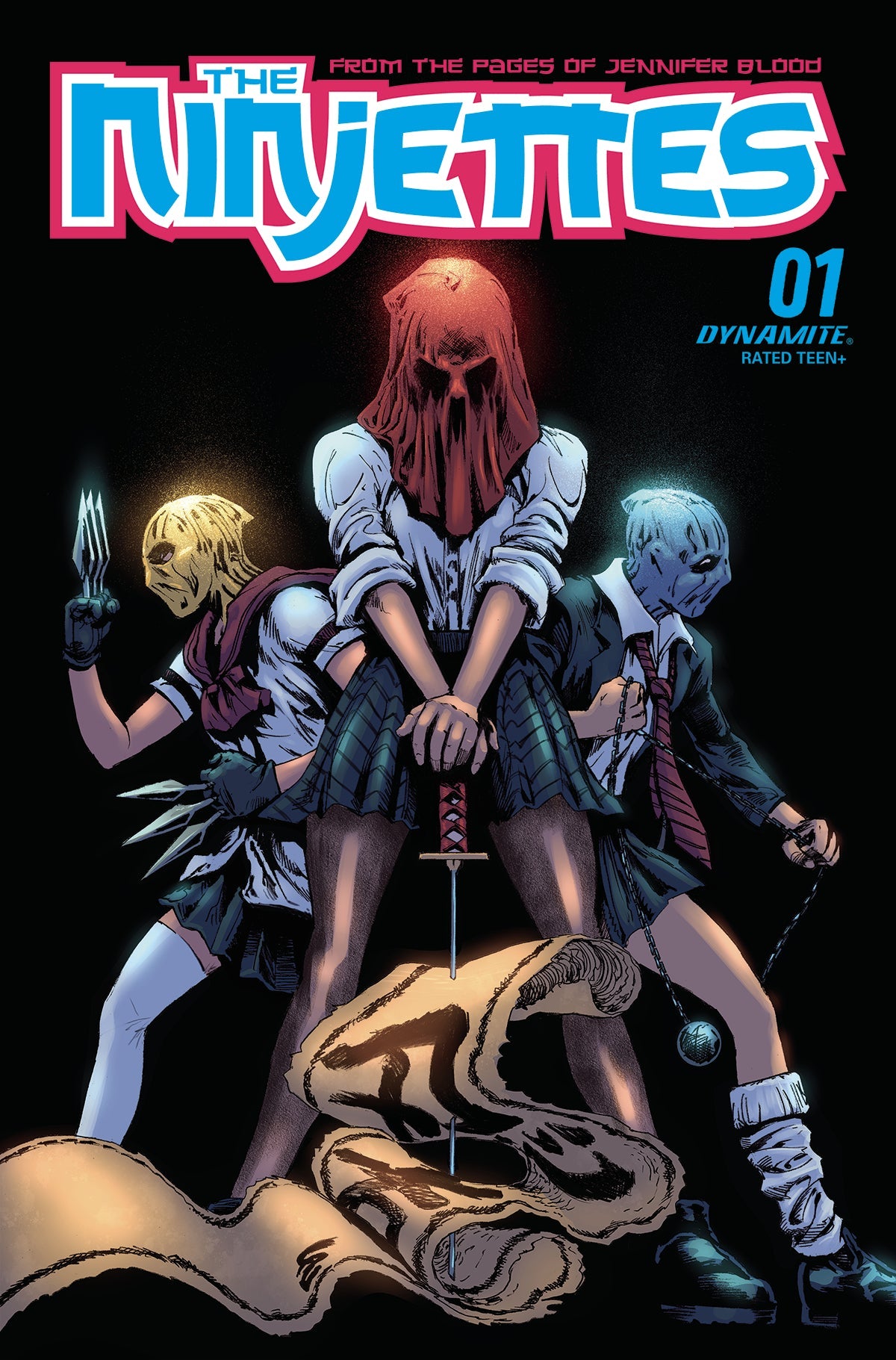 Ninjettes #1 (Of 5) B Jonathan Lau Variant (09/07/2022) Dynamite