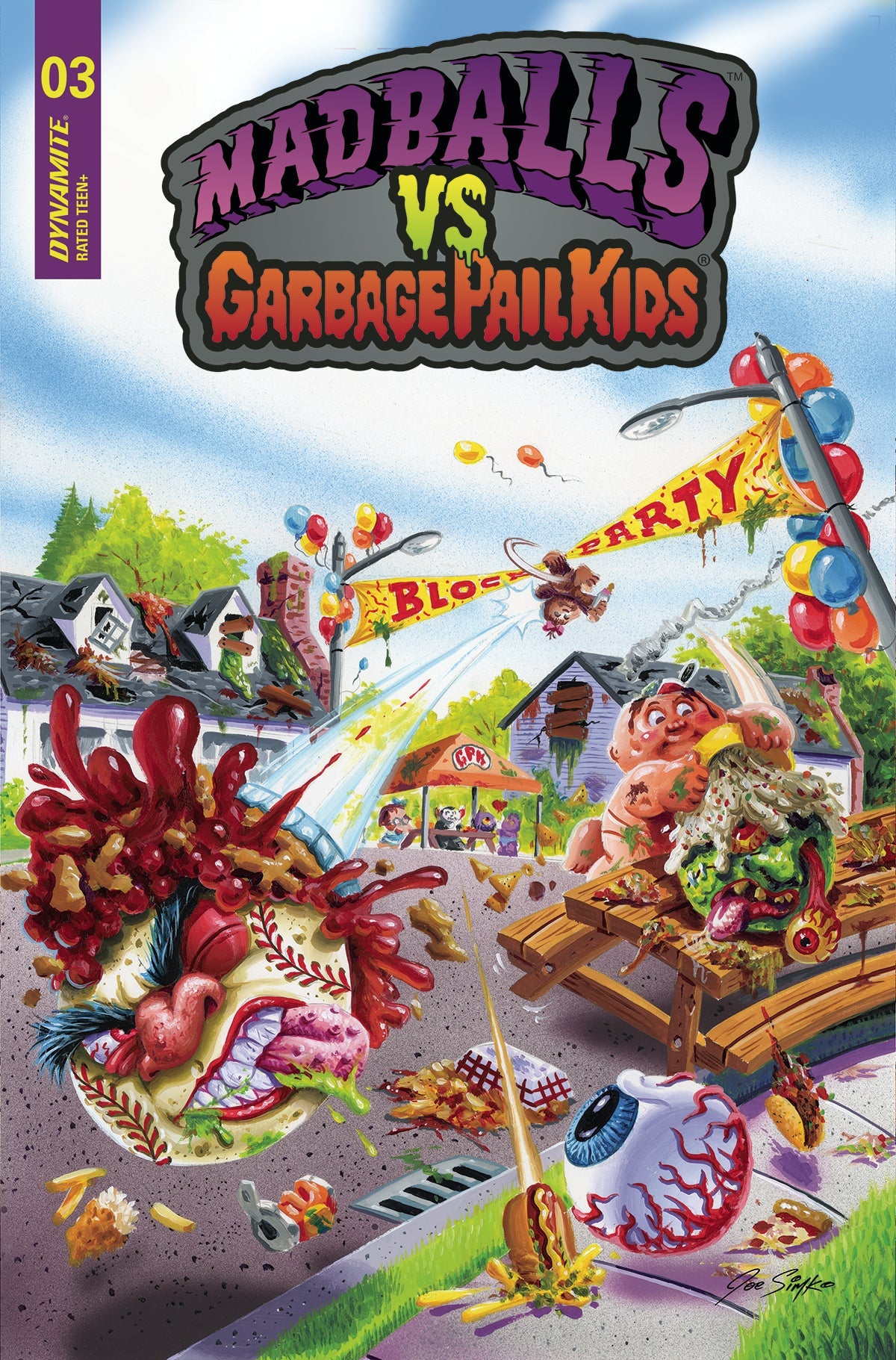 Madballs Vs Garbage Pail Kids #3 A Joe Simko (09/14/2022) Dynamite