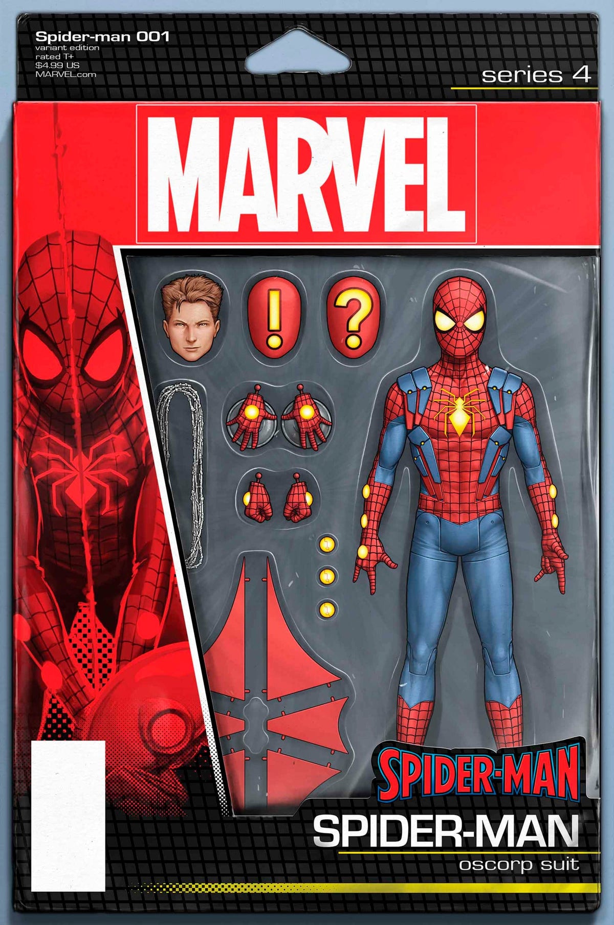 Spider-Man #1 D John Tyler Christopher Action Figure Variant (10/05/2022) Marvel