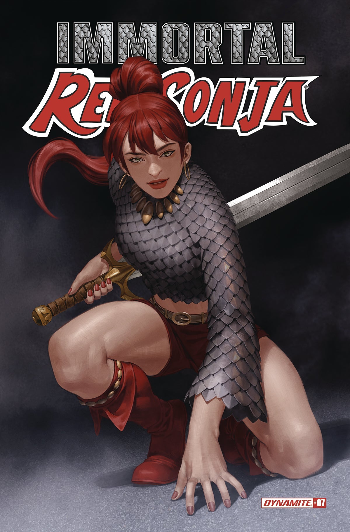 Immortal Red Sonja #7 B Jung Geun Yoon Variant (10/19/2022) Dynamite