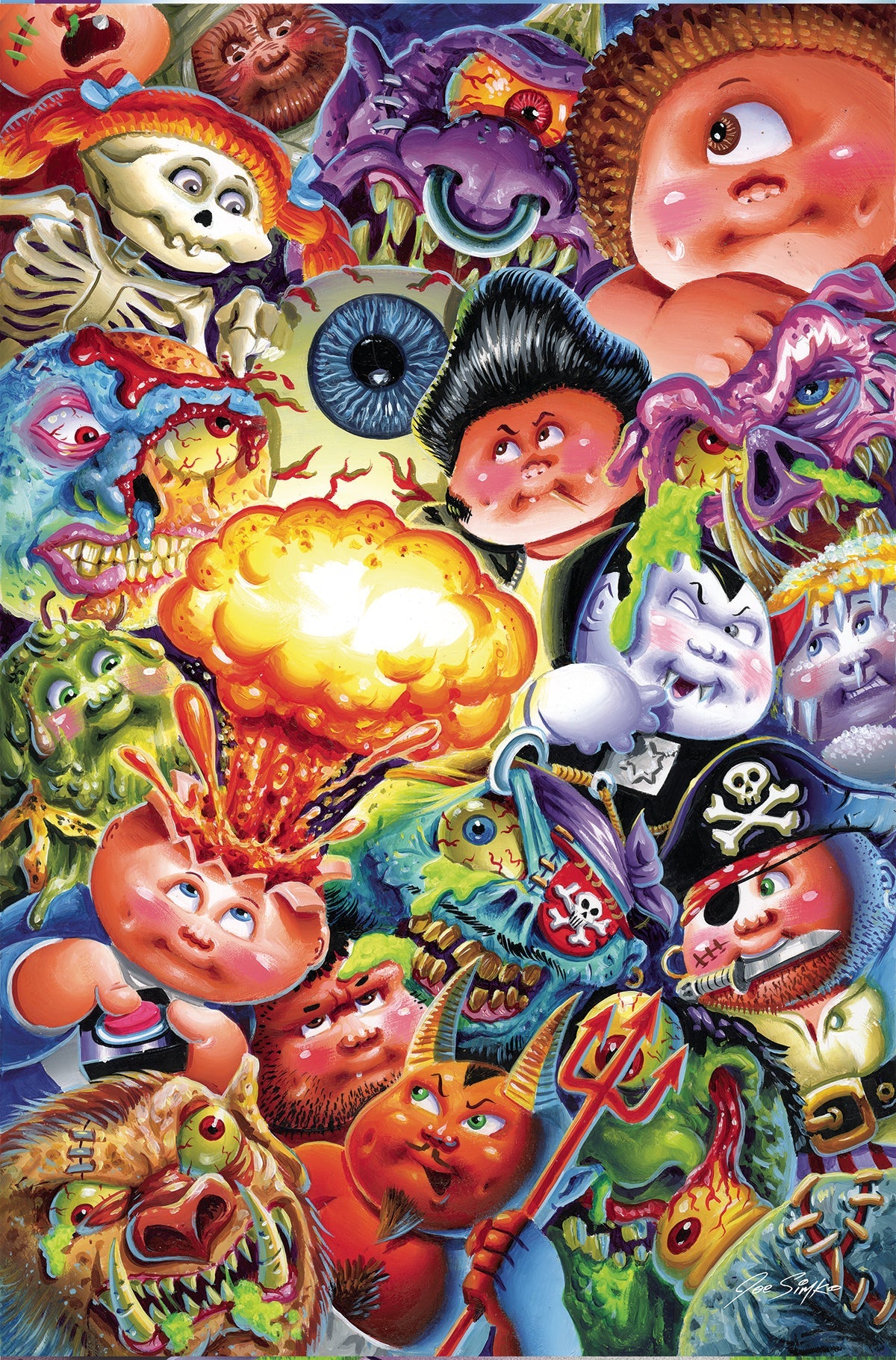 Madballs Vs Garbage Pail Kids #4 H Joe Simko Ltd Virgin Variant (C: (10/26/2022) Dynamite