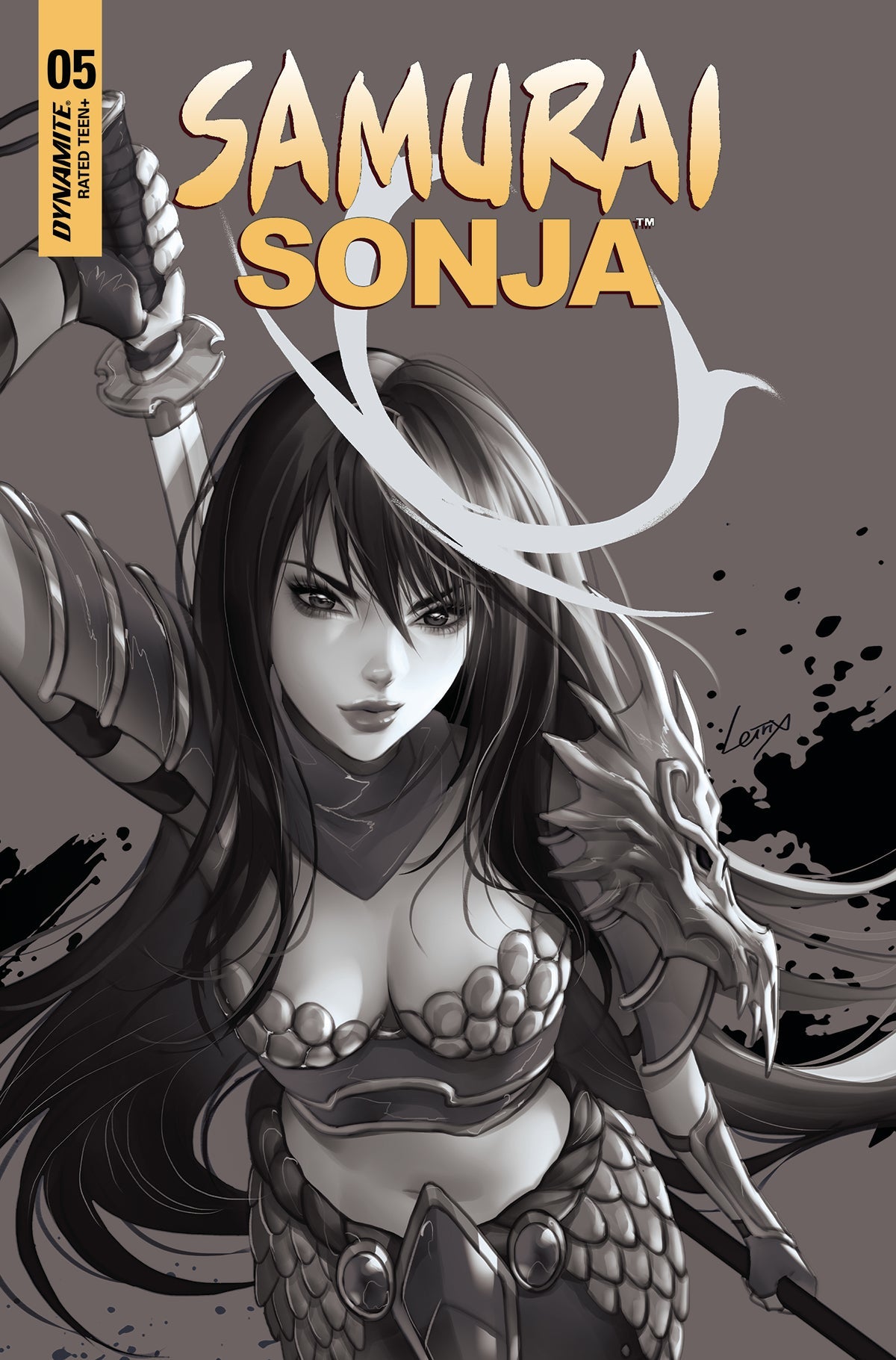 Samurai Sonja #5 F 1:10 Leirix Li B&W Variant (10/26/2022) Dynamite