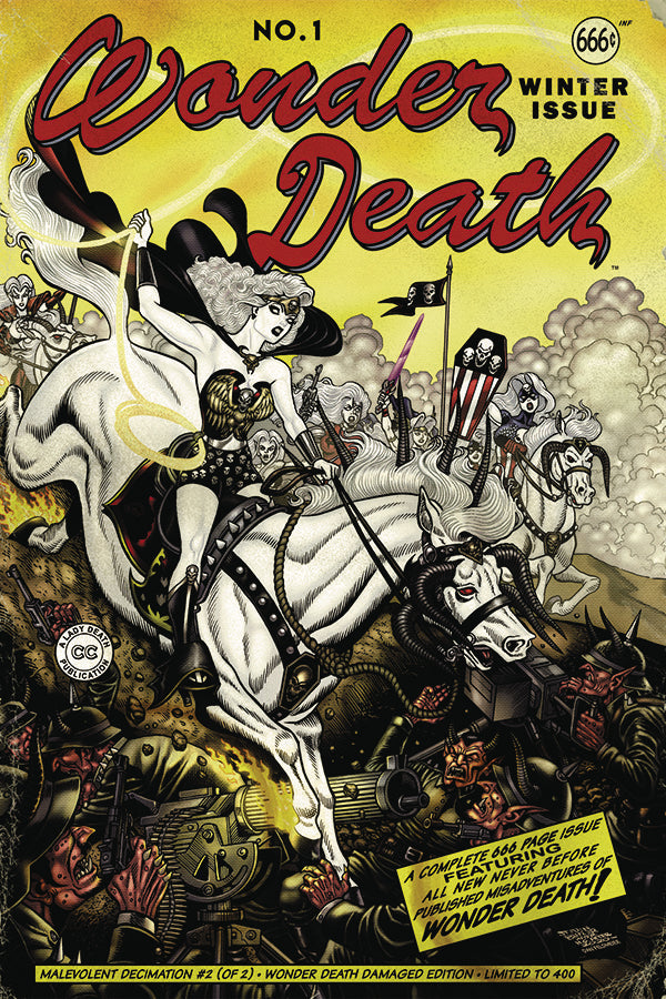 Lady Death Malevolent Decimation #2 (Of 2) Wonder Death Dama Wonder Woman 1 Homage (10/26/2022) Coffin
