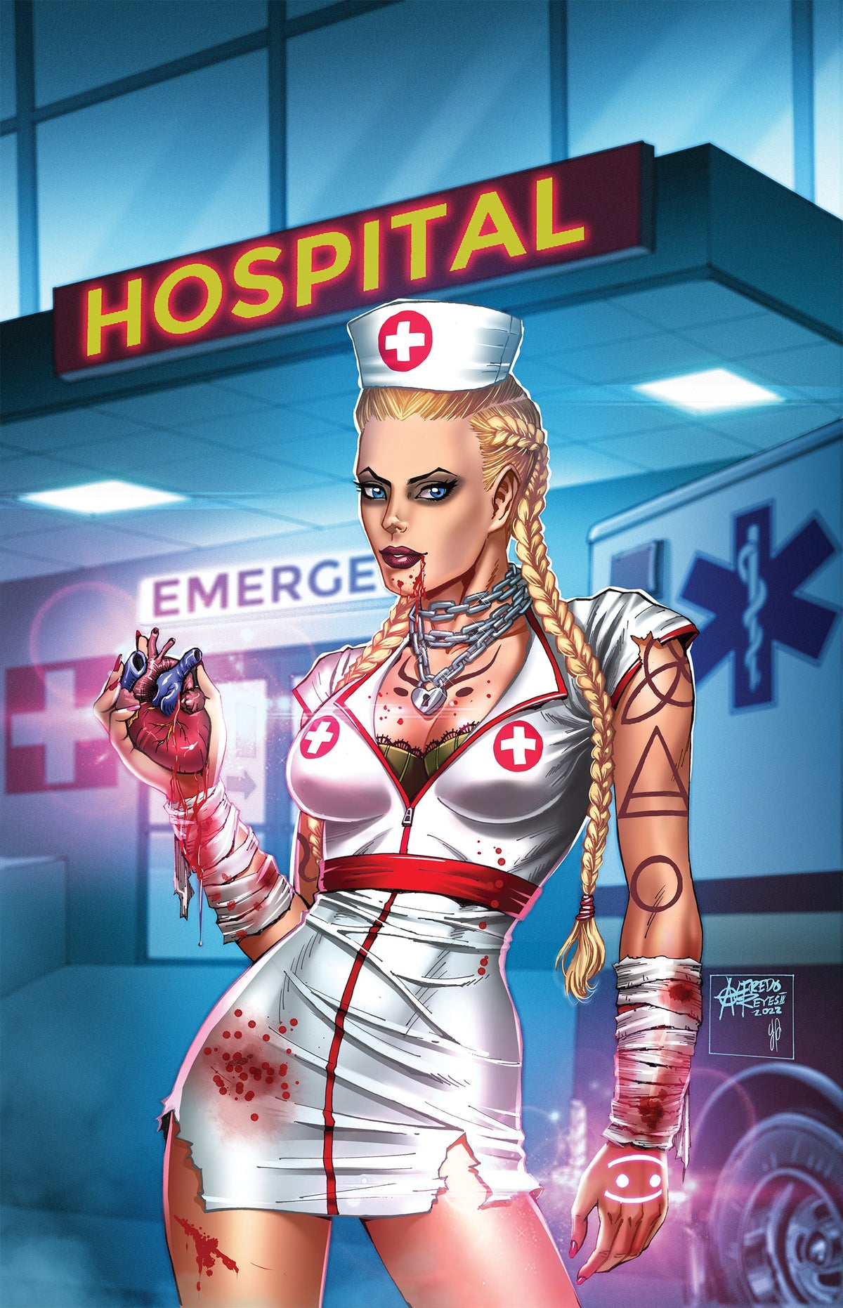 Grimm Fairy Tales Presents Horror Pinup 2022 A Alfredo Reyes (10/19/2022) Zenescope