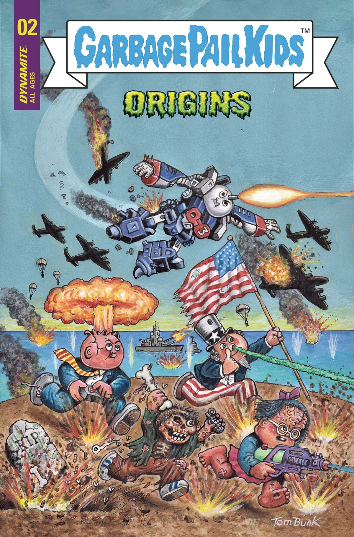 Garbage Pail Kids Origins #2 A Tom Bunk (11/09/2022) Dynamite