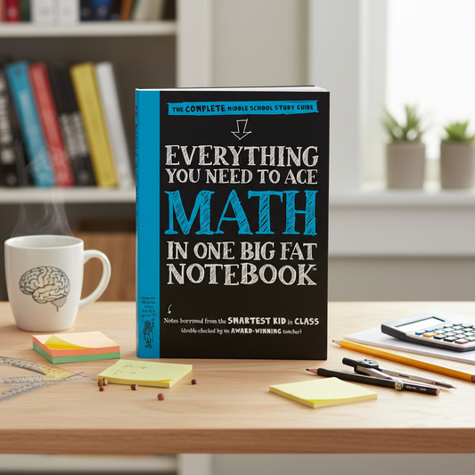 Ace Middle School Math Big Fat Notebook | Complete Study Guide 544 Pages