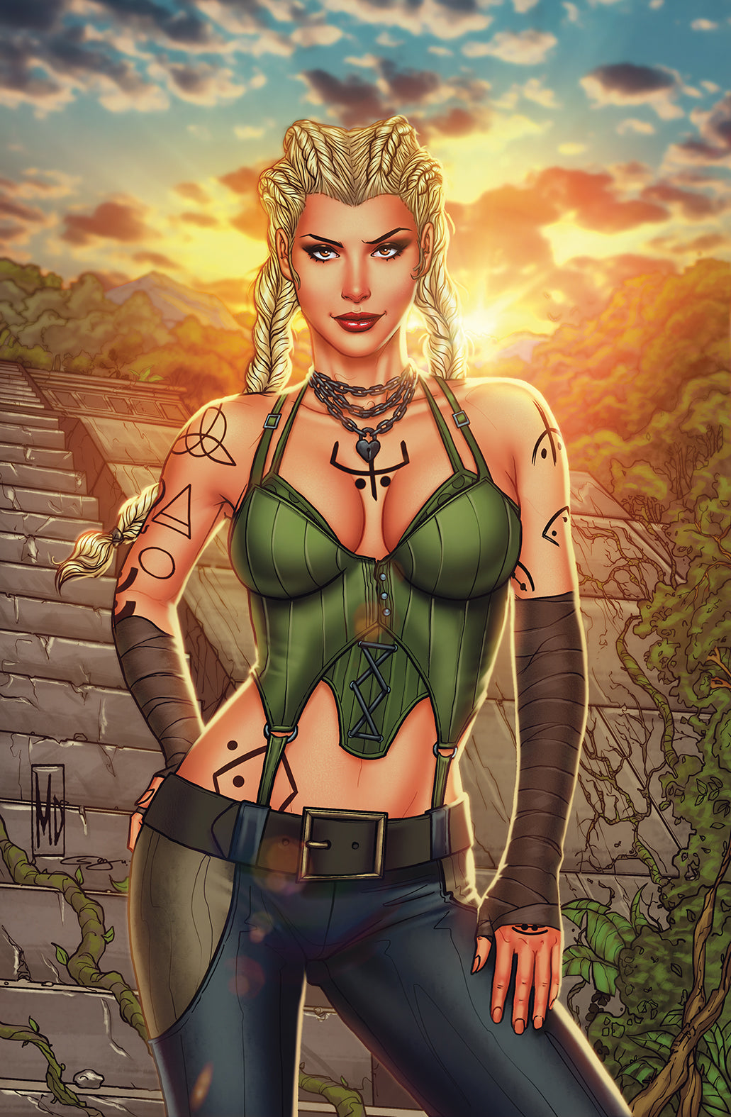 Myths & Legends Quarterly Blood Of Gods #1 B Michael Dipascale (12/07/2022) Zenescope