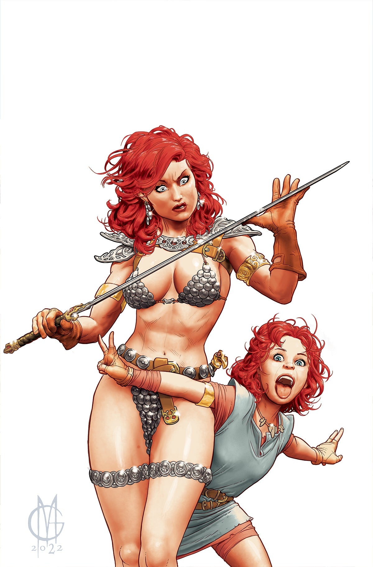 Unbreakable Red Sonja #3 J 1:25 Giuseppe Matteoni Virgin (12/21/2022) Dynamite