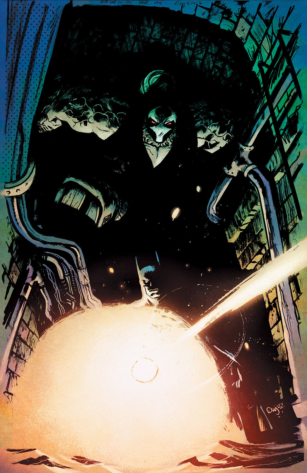 Batman One Bad Day Bane #1 (One Shot) D 1:50 Daniel Warren Johnson Card Stock Variant (01/17/2023) Dc