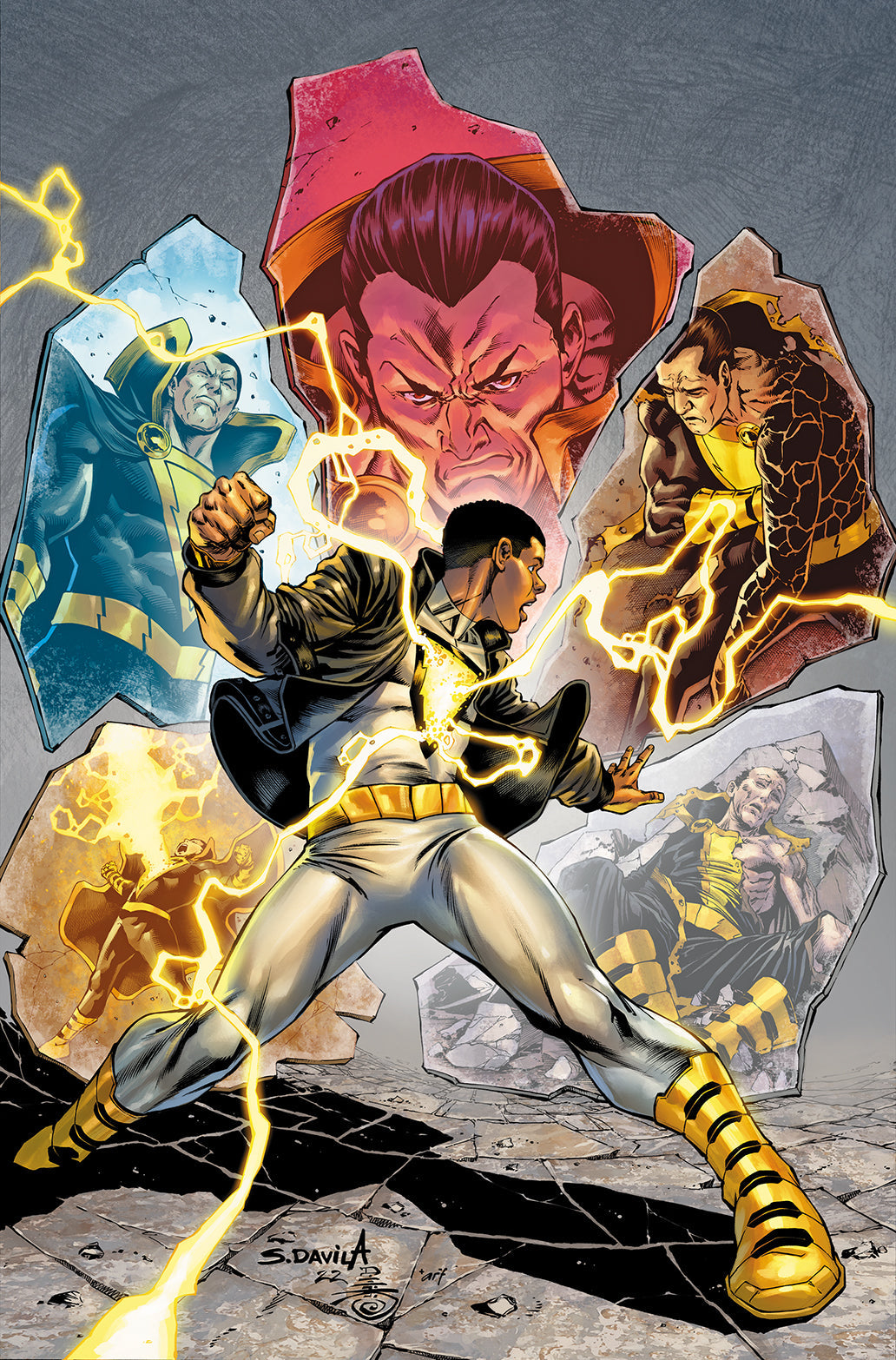 Black Adam #7 (Of 12) B Sergio Davila Card Stock Variant (01/17/2023) Dc