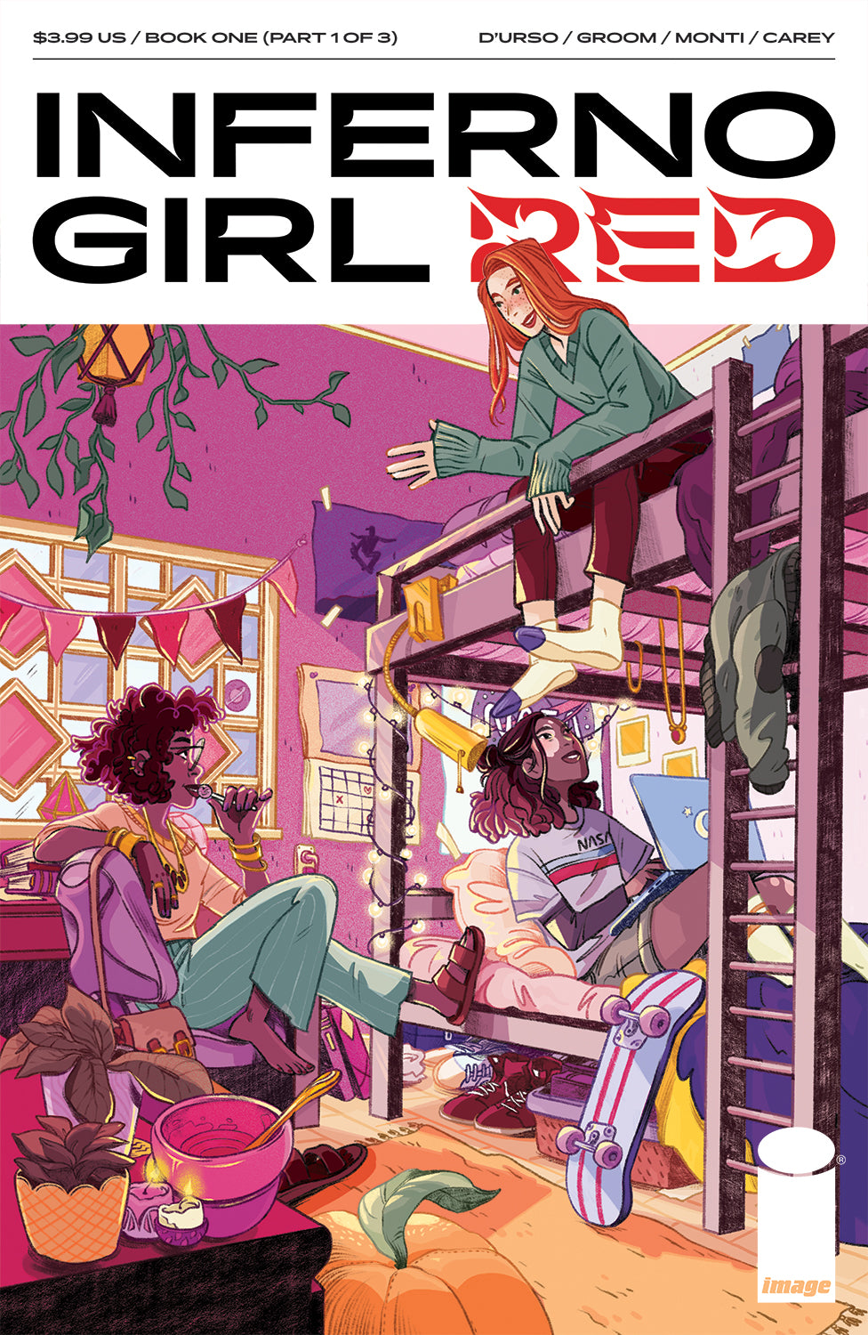 Inferno Girl Red Book One #1 (Of 3) C Nicole Goux Variant (01/25/2023) Image