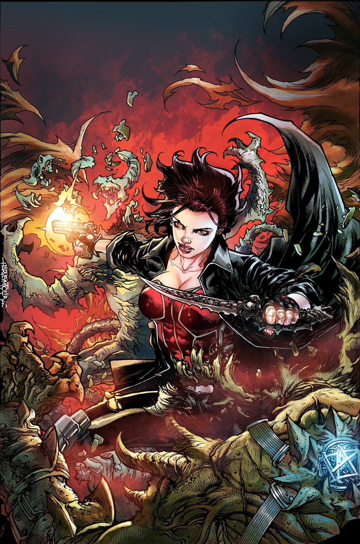 Grimm Spotlight Inferno B Harvey Tolibao GGA (02/01/2023) Zenescope