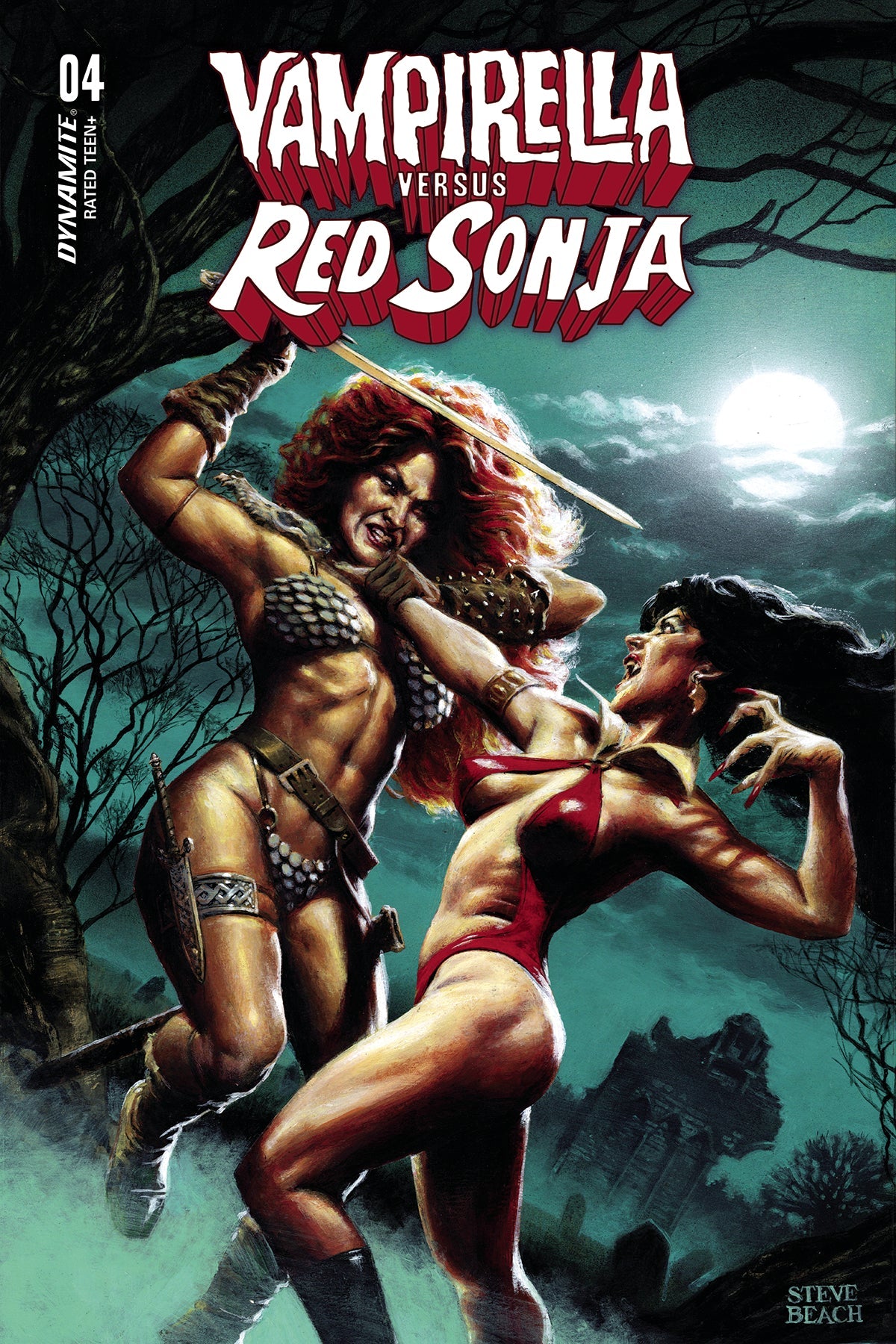 Vampirella Vs Red Sonja #4 C Beach (02/08/2023) Dynamite
