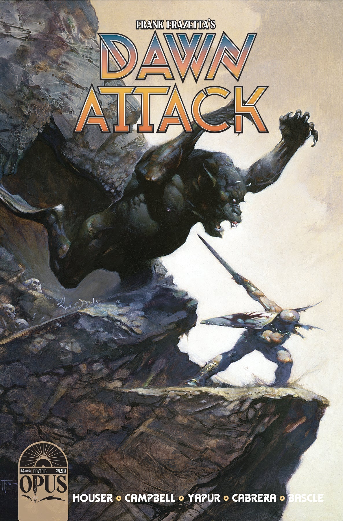 Frank Frazettas Dawn Attack #4 (Of 5) B Frazetta (02/22/2023) Opus