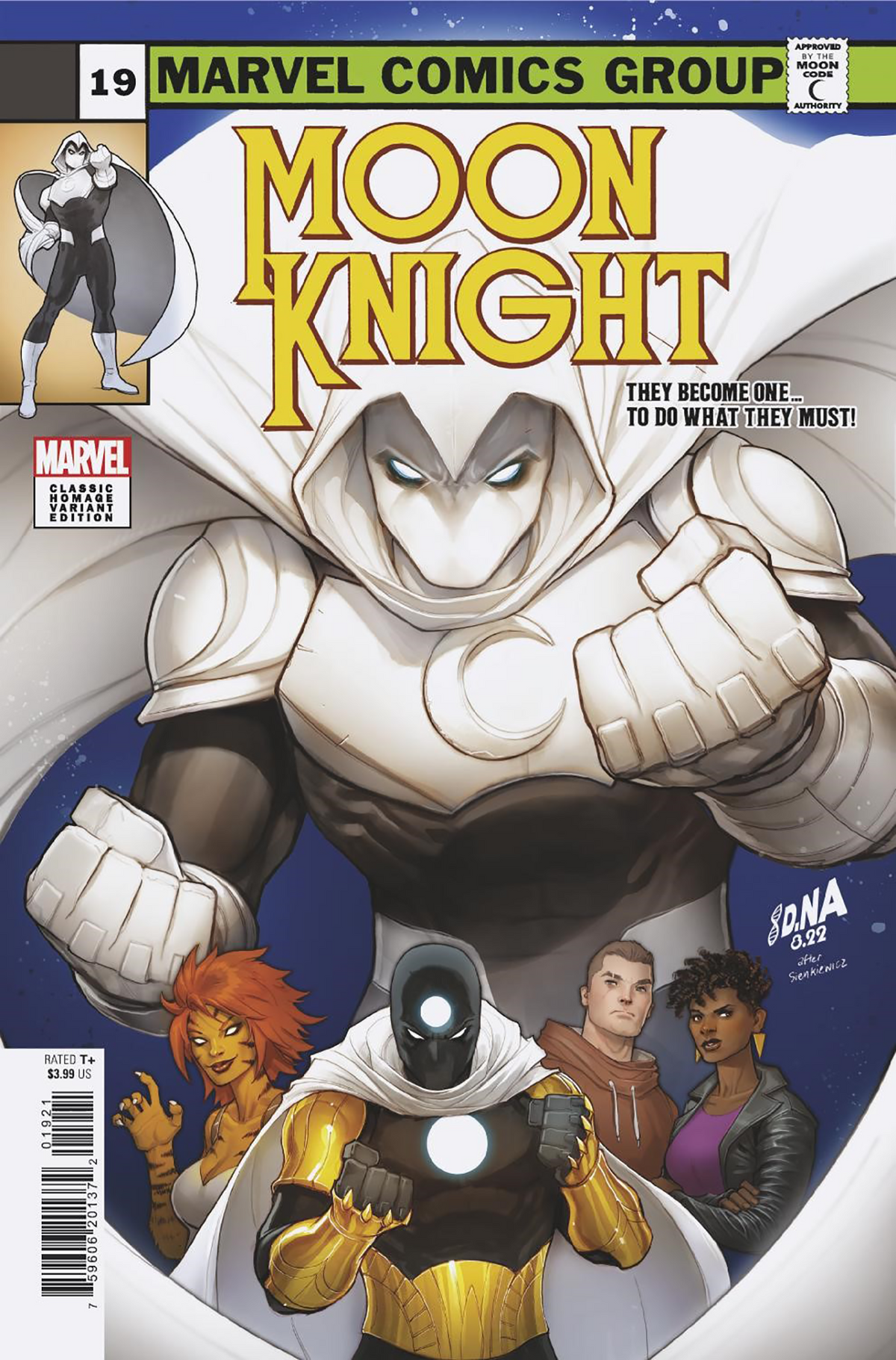 Moon Knight #19 B Marvel 2023 NM David Nakayama Classic Homage Variant