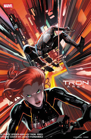 Ultimate Spider-Man #22 E Javier Fernandez Tron Ares Variant (10/22/2025) Marvel