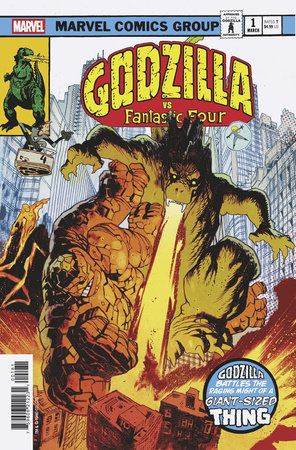 Godzilla Vs. Fantastic Four #1 A1 Cover Set Of 10 1:25 1:100 (03/26/2025) Marvel