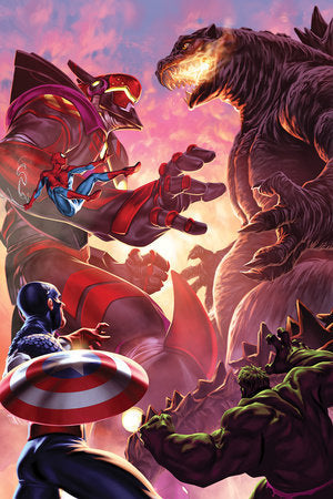 Godzilla Destroys The Marvel Universe #5 G 1:50 Mark Brooks Virgin Variant (11/19/2025) Marvel