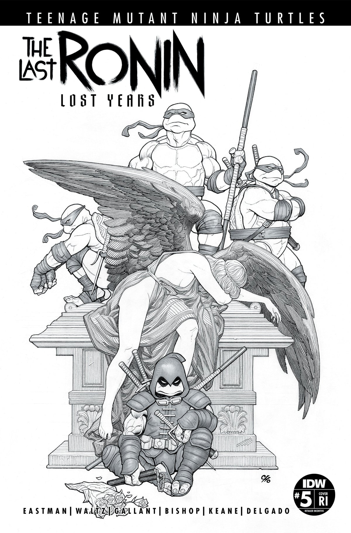 Teenage Mutant Ninja Turtles TMNT Last Ronin Lost Years #5 E 1:50 Frank Cho Variant (08/02/2023) Idw