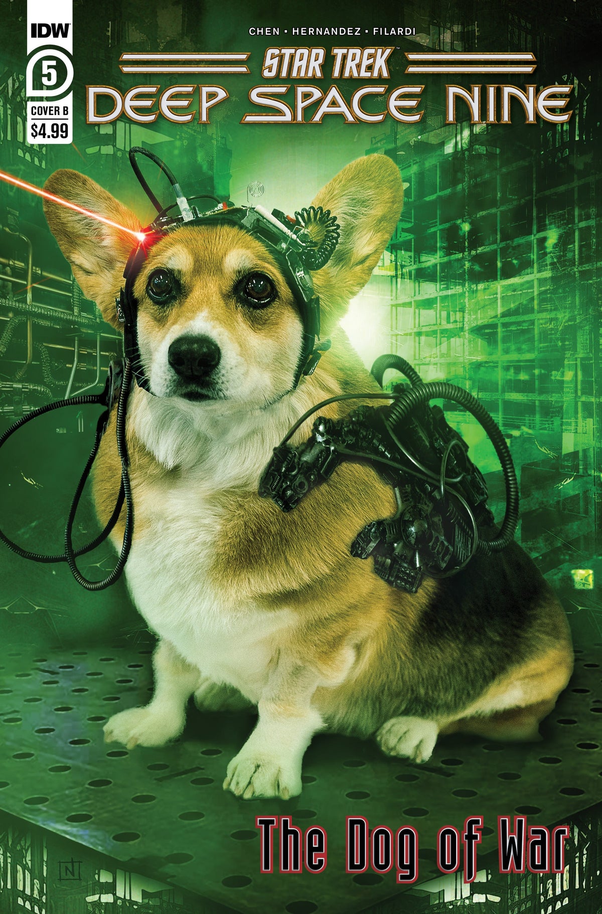 Star Trek Deep Space Nine The Dog Of War #5 B Photo Variant (08/02/2023) Idw