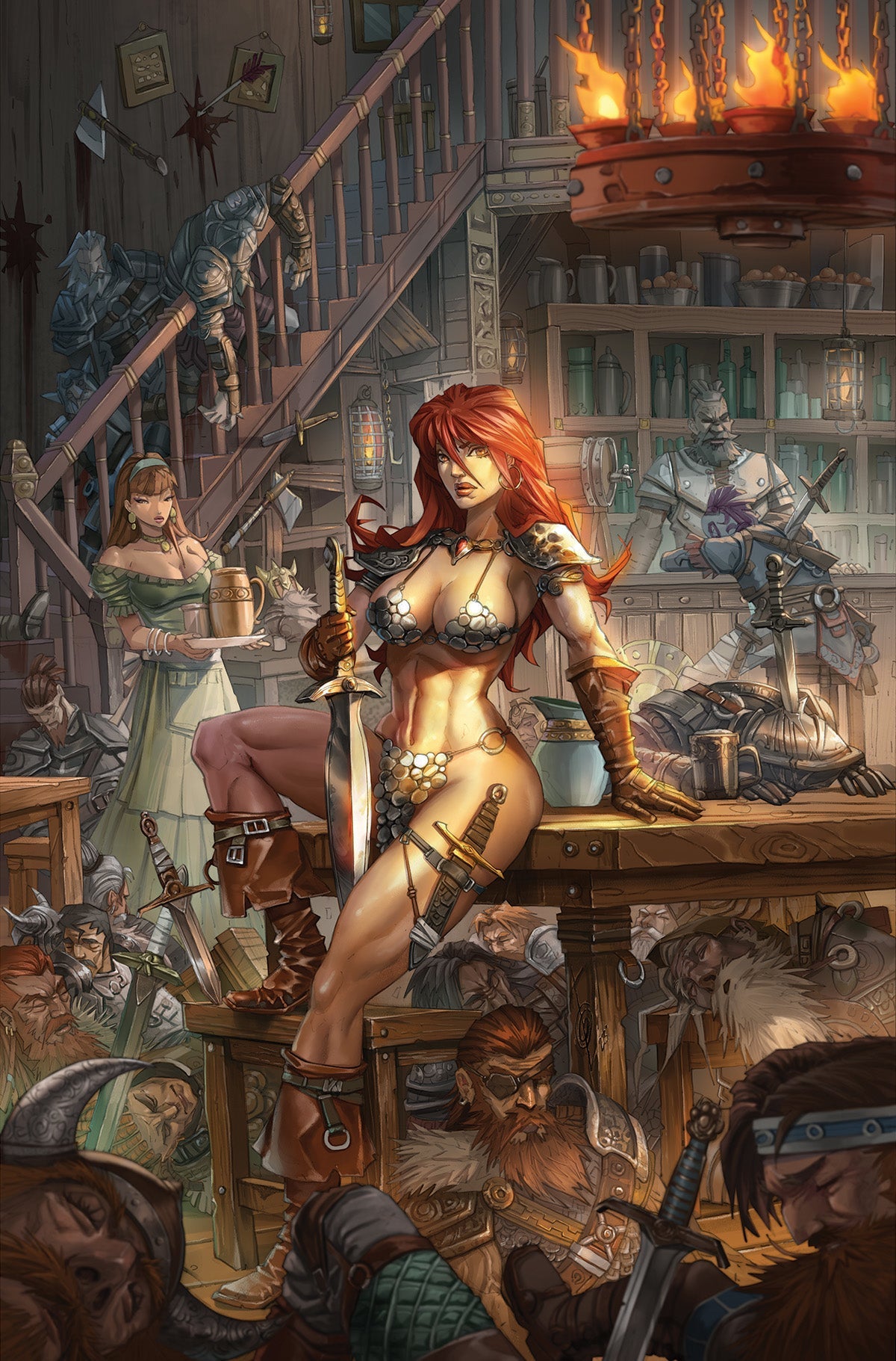 Red Sonja 2023 #1 Zd 1:50 Alan Quah Virgin Variant (07/19/2023) Dynamite