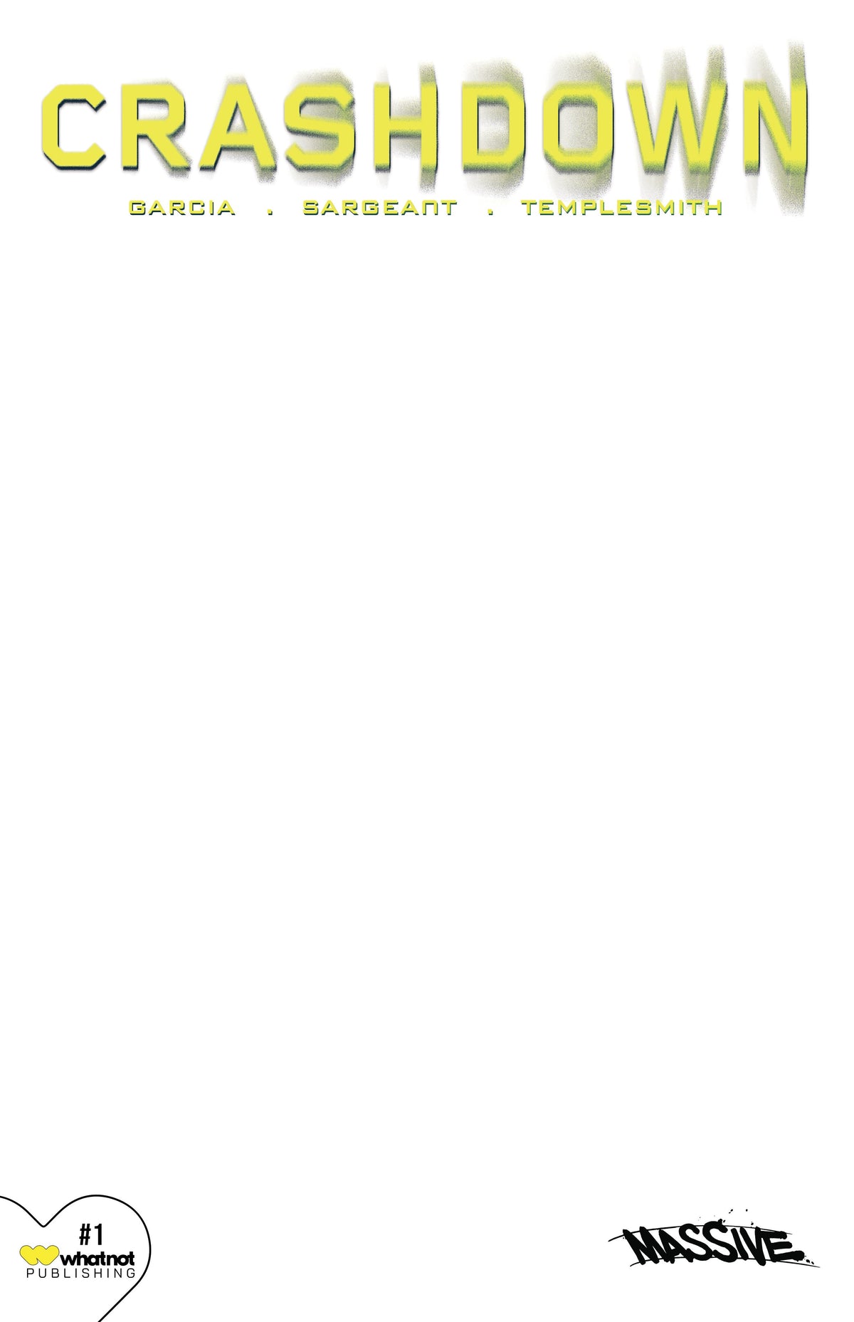 Crashdown #1 (Of 3) H 1:10 Blank Sketch (01/24/2024) Whatnot
