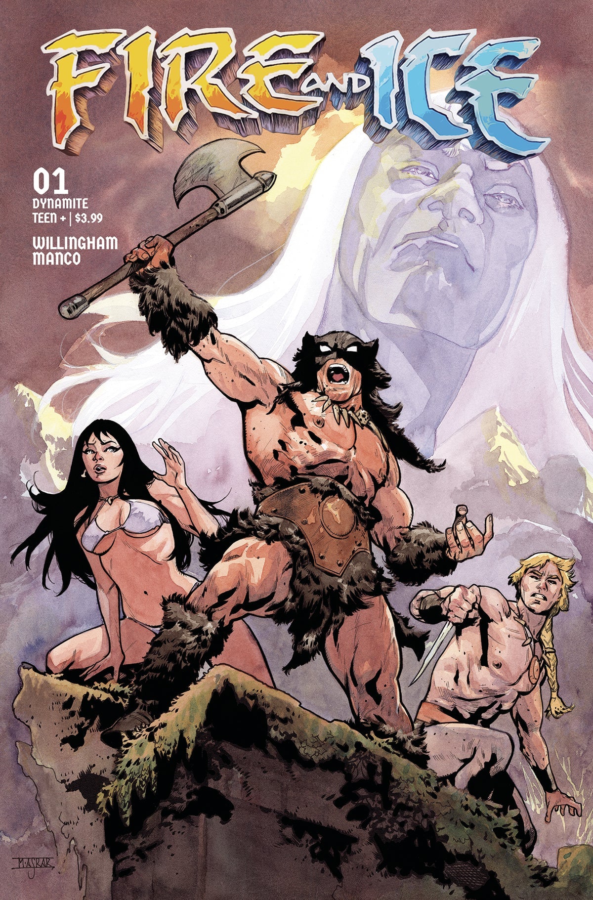 Fire And Ice #1 F 1:10 Mahmud Asrar Original Variant (08/02/2023) Dynamite