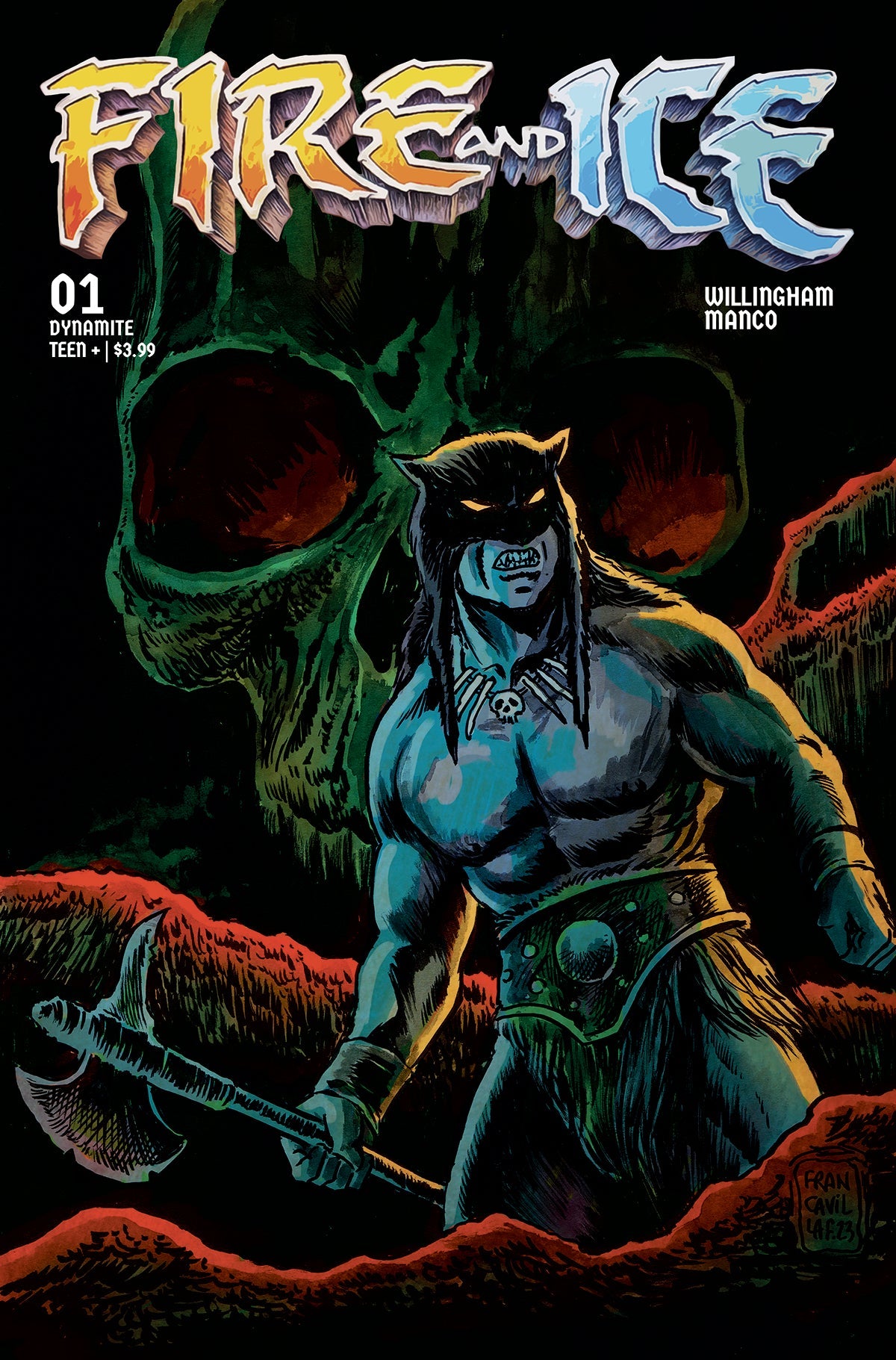 Fire And Ice #1 G 1:10 Francesco Francavilla Original Variant (08/02/2023) Dynamite
