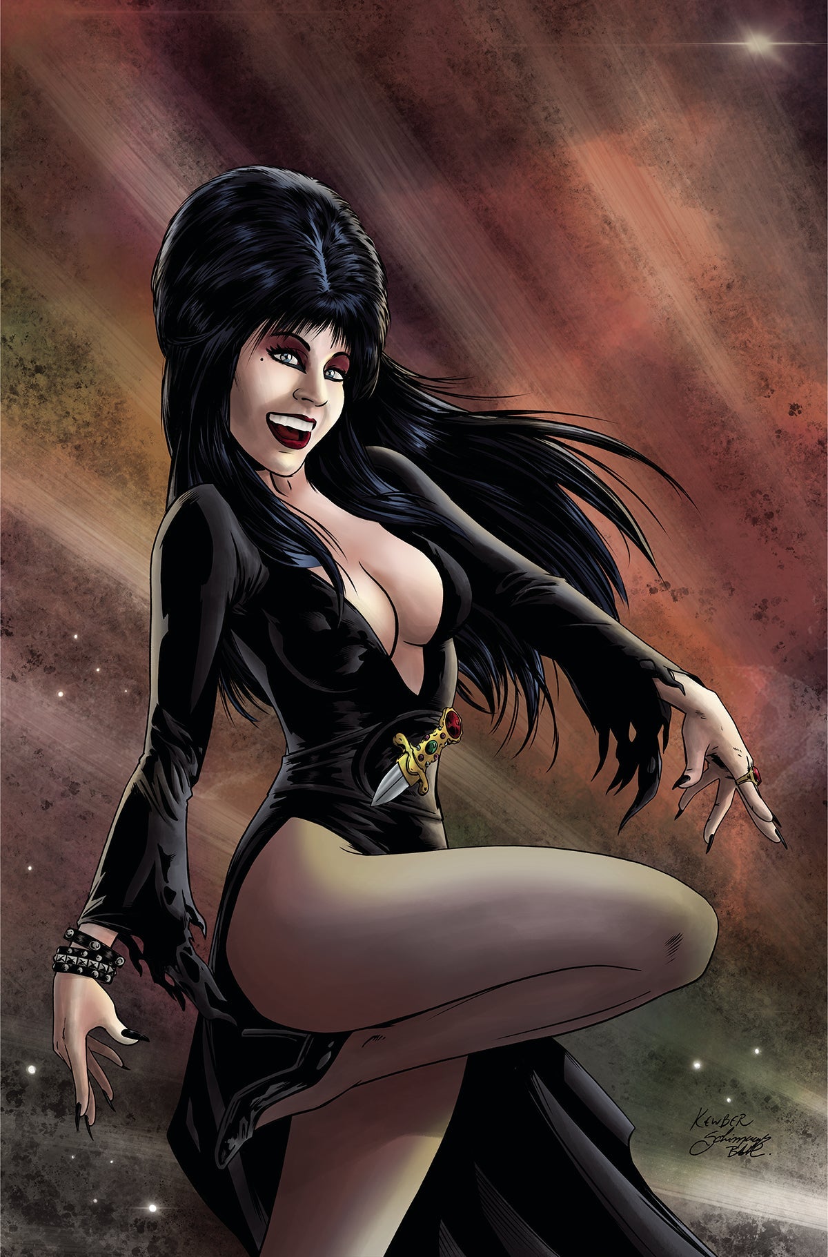 Elvira In Monsterland #4 H 1:15 Kewber Baal Virgin Variant (08/30/2023) Dynamite