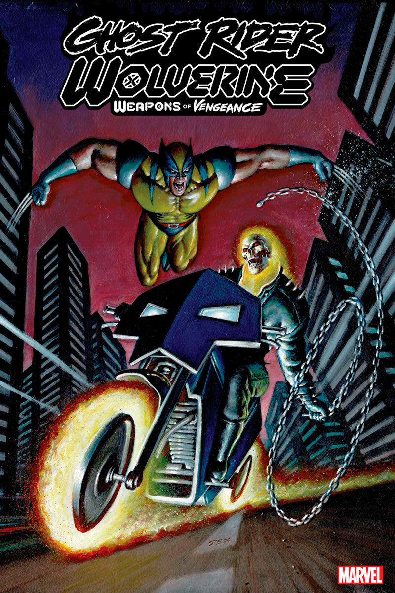 Ghost Rider Wolverine Weapons Vengeance Alpha #1 B (Of 4) Mark Texeira Variant (08/09/2023) Marvel