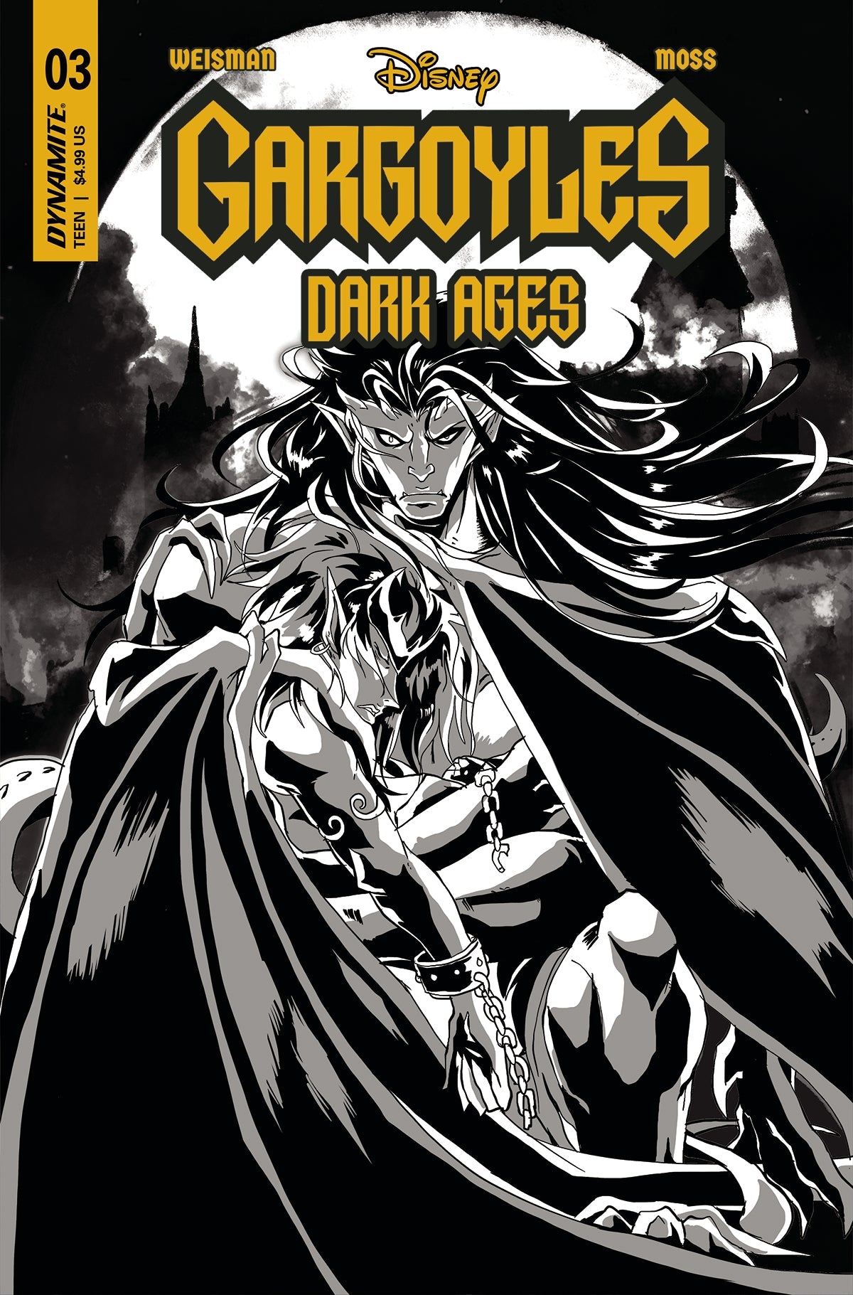 Gargoyles Dark Ages #3 L 1:20 Kenya Danino Line Art Variant (09/20/2023) Dynamite