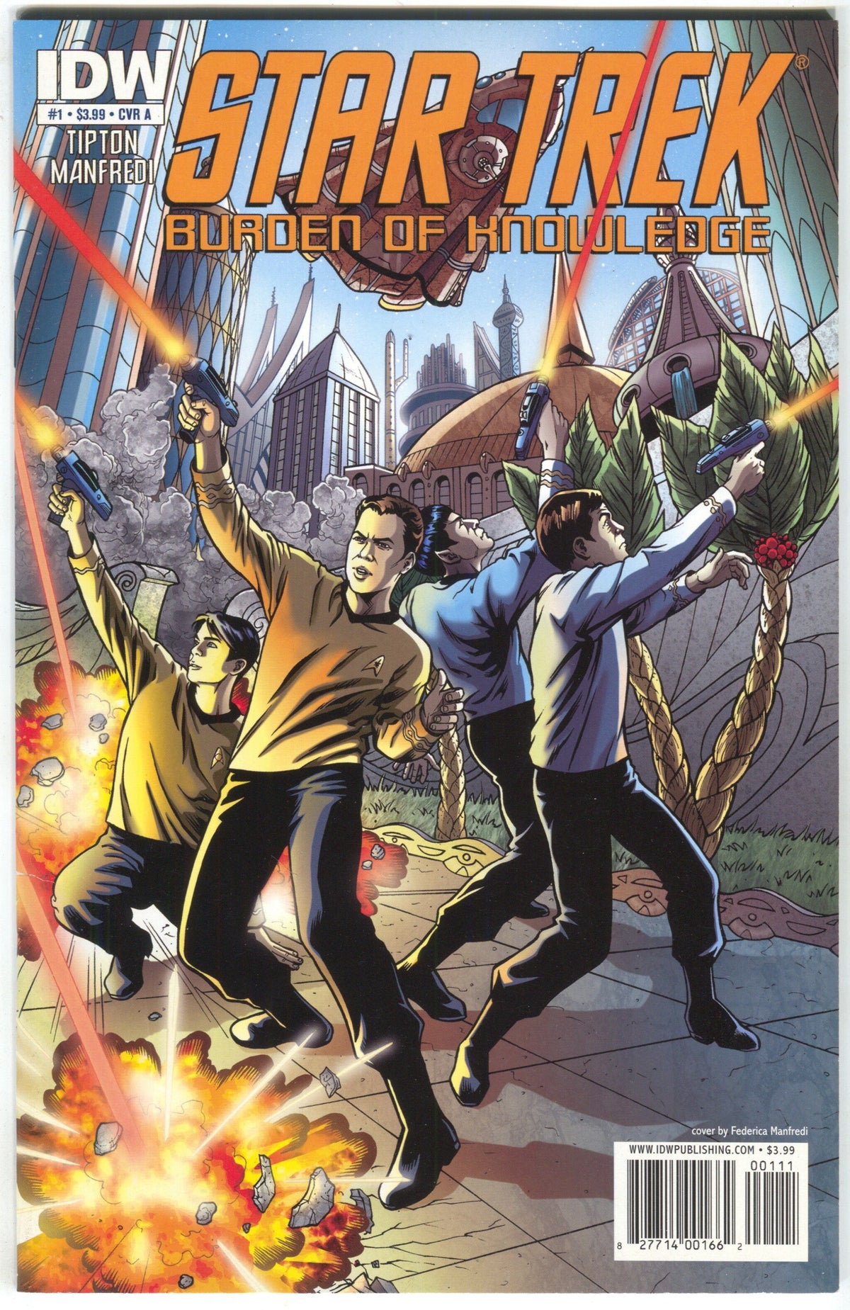 Star Trek Burden Of Knowledge 1 A IDW 2010 NM Federicia Manfredi