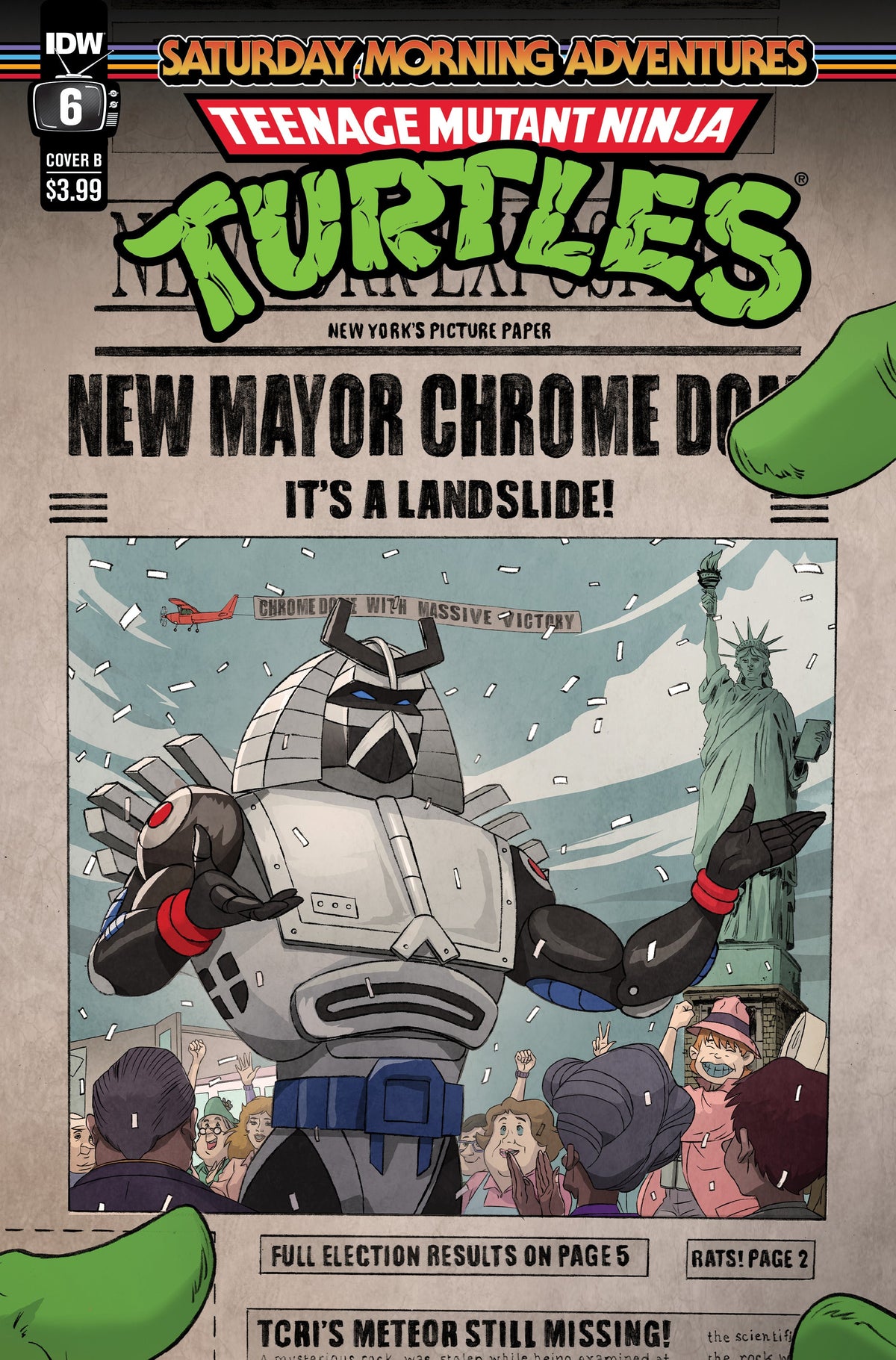 Teenage Mutant Ninja Turtles Tmnt Saturday Morning Adv 2023 #6 B Schoening Variant (10/25/2023) Idw